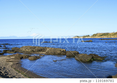 三浦半島から見た富士山 三浦半島から見た富士山 110169781