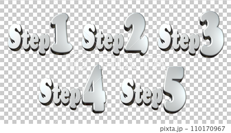 3DCG characters [Step1/Step2/Step3/Step4/Step5] Silver, Silver 110170967
