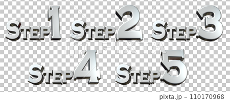 3DCG characters [Step1/Step2/Step3/Step4/Step5] Silver, Silver 110170968