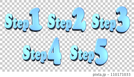 3DCG characters [Step1/Step2/Step3/Step4/Step5] Blue, Blue 110171033