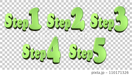 3DCG characters [Step1/Step2/Step3/Step4/Step5] Green, Green 110171326