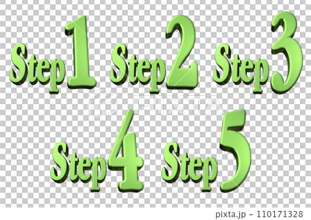 3DCG characters [Step1/Step2/Step3/Step4/Step5] Green, Green 110171328