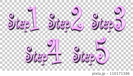 3DCG characters [Step1/Step2/Step3/Step4/Step5] Purple, purple 110171386