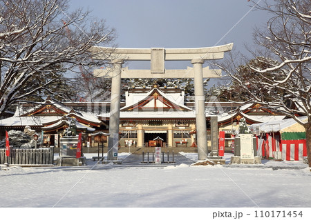 護国神社雪景色 護国神社雪景色 110171454