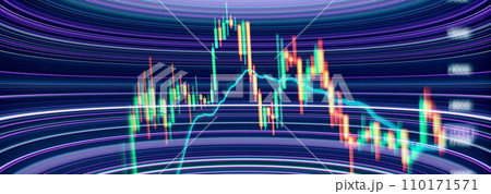 market investment trading. Financial chart with up trend line graph. Wealth management with risk diversification concept. market investment trading. Financial chart with up trend line graph. Wealth management with risk diversification concept. 110171571