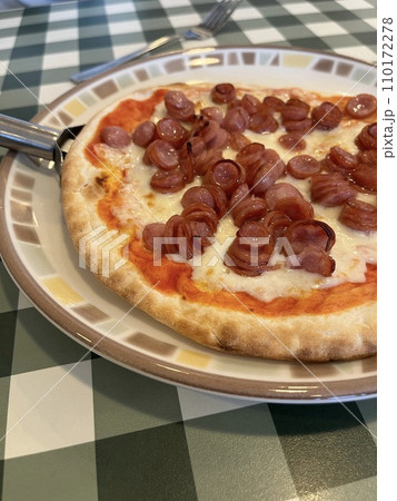 美味しそうなピザ 美味しそうなピザ 110172278