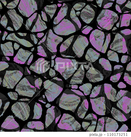 Modern fashion pattern seamless pattern with stylized bio structure 110173251