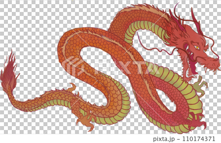 龍　イラスト 110174371