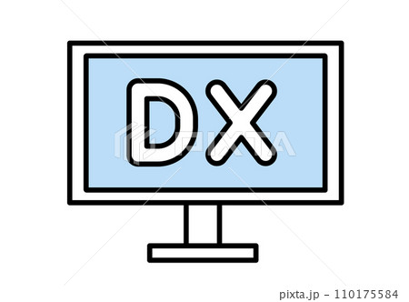 PCの画面にDXと表示されているアイコン 110175584