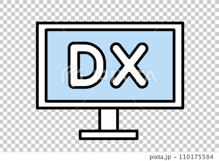PCの画面にDXと表示されているアイコン 110175584