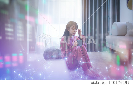 人物のポートレート 110176397