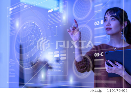 人物のポートレート 110176402