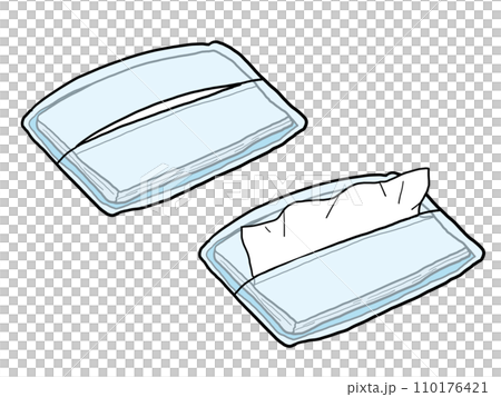 簡單的口袋紙巾的插圖 110176421