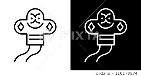 凧上げアイコン 110178874