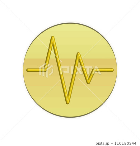 Illustration Vector graphic of heart pulse icon Illustration Vector graphic of heart pulse icon 110180544