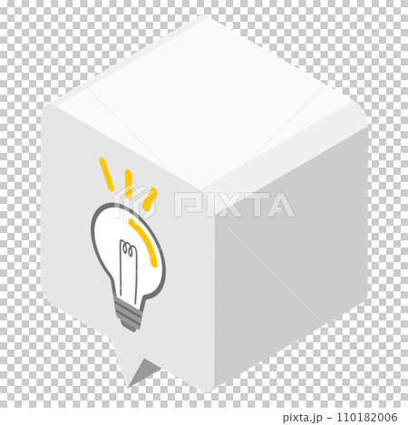 語音氣泡和點亮的燈泡等距 110182006