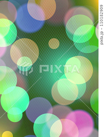 Green bokeh background for seasonal, holidays, celebrations and various design works 110182909