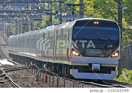 中央本線　四方津ー上野原　JR東日本　E257系　M-204編成（松本）　あずさ　かいじ 110183249
