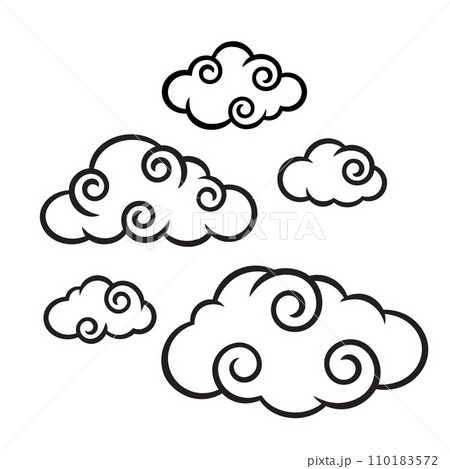 Clouds Icon Clouds Icon 110183572