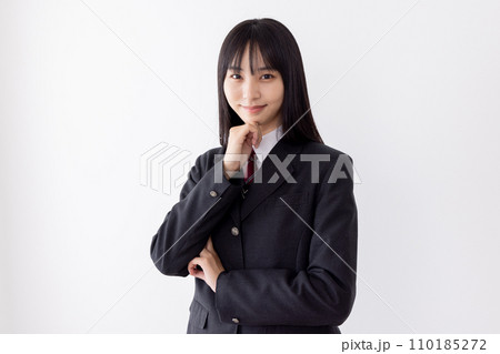 受験を乗り切る秘策を思いついた女子高生 110185272