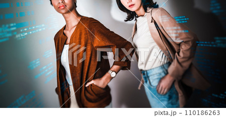 人物のポートレート 110186263