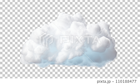 A cloud on the transparent background 110188477
