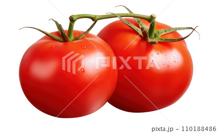 Tomato on the transparent background 110188486