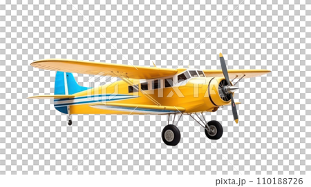 airplane in the transparent background 110188726