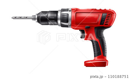 electric drill on the transparent background 110188751