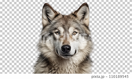 A wolf on the transparent background A wolf on the transparent background 110189545