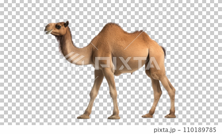 A camel on the transparent background 110189785