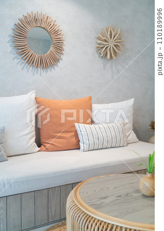 beautiful pillow decoration on sofa beautiful pillow decoration on sofa 110189996