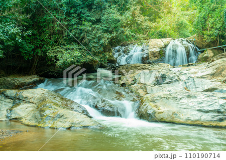 Mae Sa Waterfall in Thailand 110190714