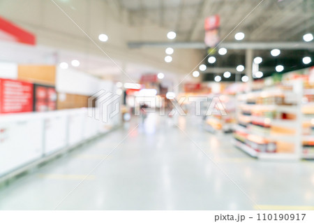 abstract blur supermarket for background 110190917