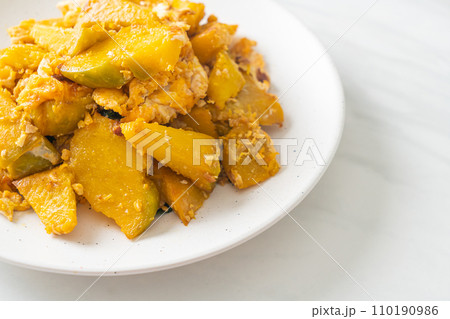 Stir Fried Pumpkin with Egg Stir Fried Pumpkin with Egg 110190986
