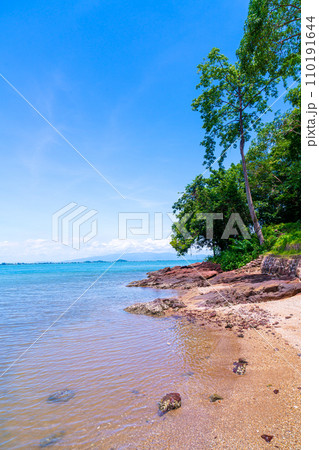 The Pink Coast or Lan Him Chomphu at Chanthaburi in Thailand 110191644