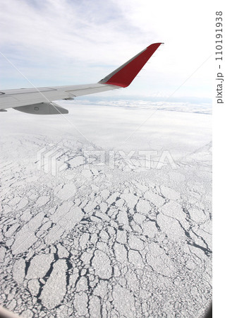 オホーツク海流氷 流氷遊覧フライト 流氷遊覧飛行 流氷ウォッチング オホーツク海流氷 流氷遊覧フライト 流氷遊覧飛行 流氷ウォッチング 110191938