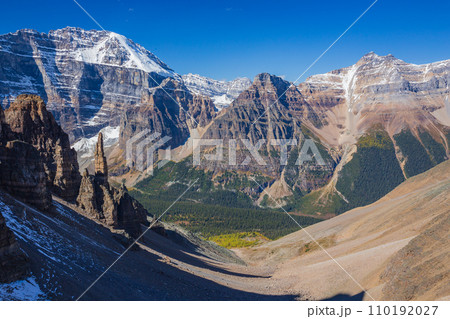 カナディアンロッキー・ラーチバレートレイルの終着地、センチネルパス カナディアンロッキー・ラーチバレートレイルの終着地、センチネルパス 110192027