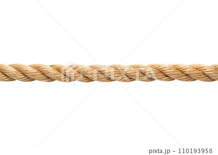 麻縄・ロープ（白背景） 110193958