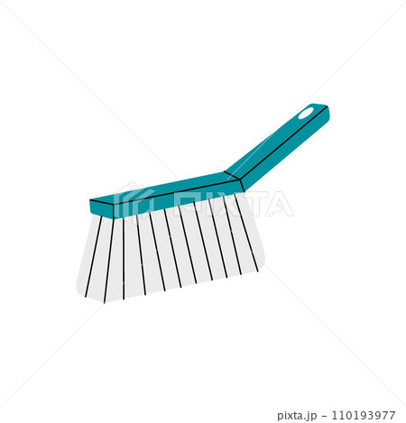 Cleaning brush. Cleaning service tool. Housekeeping service equipment. Vector illustration. Cleaning brush. Cleaning service tool. Housekeeping service equipment. Vector illustration. 110193977