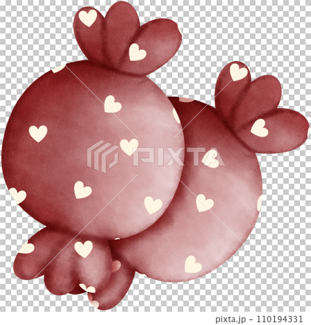 Valentine's Day Cute Bear Holding HearCute bear holding heart 110194331