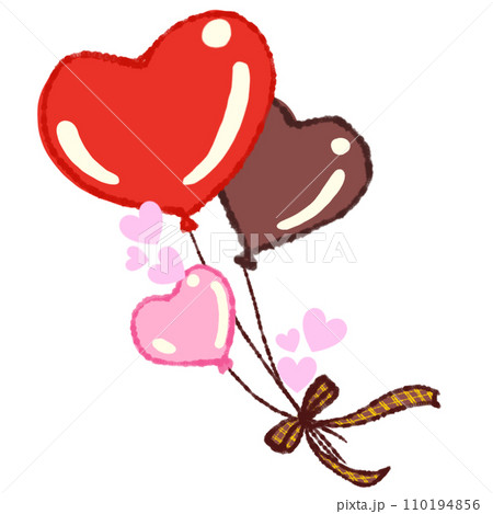 ハートの風船 110194856