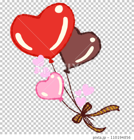 心形氣球 心形氣球 110194856