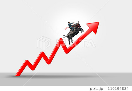Record High Stock Marketのイラスト素材 [110194884] - PIXTA