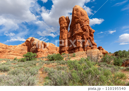 Stunning Rock Formations in Arches National Park Stunning Rock Formations in Arches National Park 110195540