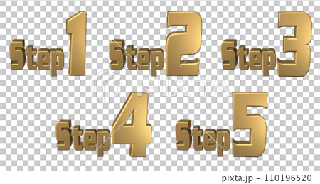 3DCG characters [Step1/Step2/Step3/Step4/Step5] Gold, gold 110196520