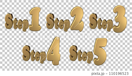 3DCG角色[Step1/Step2/Step3/Step4/Step5] 金色，金色 110196523