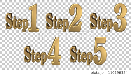 3DCG characters [Step1/Step2/Step3/Step4/Step5] Gold, gold 110196524