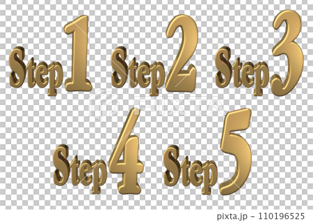 3DCG characters [Step1/Step2/Step3/Step4/Step5] Gold, gold 110196525