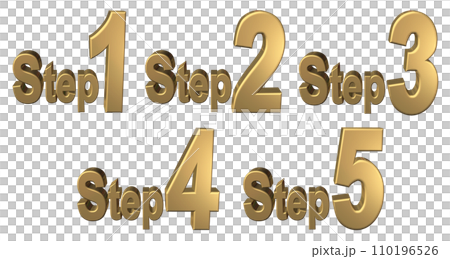 3DCG characters [Step1/Step2/Step3/Step4/Step5] Gold, gold 110196526